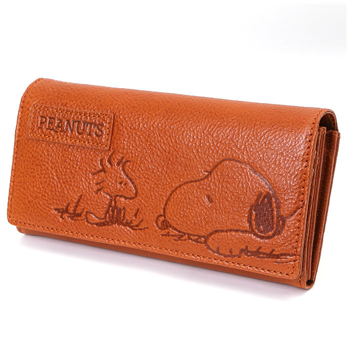 BACKYARD FAMILY「スヌーピー 財布 通販 PEANUTS FACE 長財布 長財布 ロングウォレット 長サイフ」|財布|