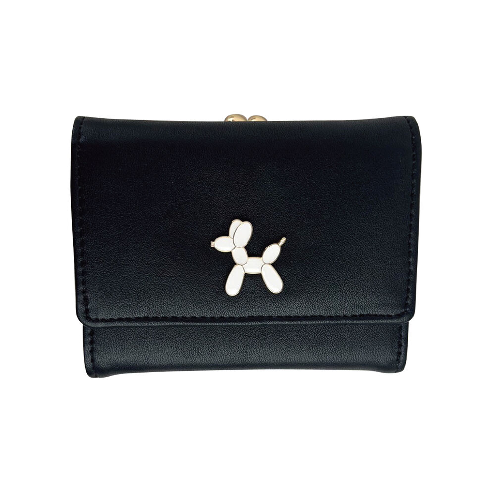 BACKYARD FAMILY「財布 三つ折り レディース 通販 折りたたみ財布 三つ折り財布 折財布 折り財布 がま口財布」|財布|ブラック2