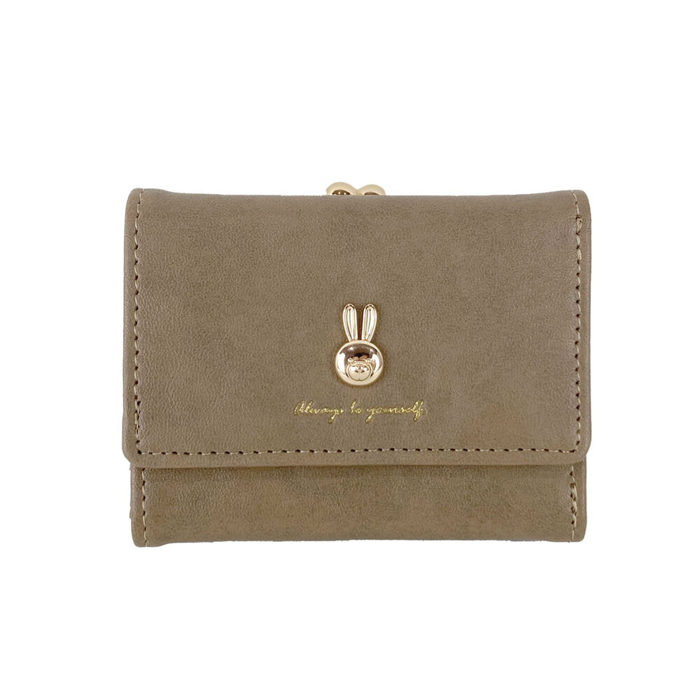 BACKYARD FAMILY「財布 三つ折り レディース 通販 折りたたみ財布 三つ折り財布 折財布 折り財布 がま口財布」|財布|ブラウン2