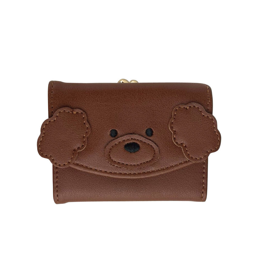 BACKYARD FAMILY「財布 三つ折り レディース 通販 折りたたみ財布 三つ折り財布 折財布 折り財布 がま口財布」|財布|ブラウン3