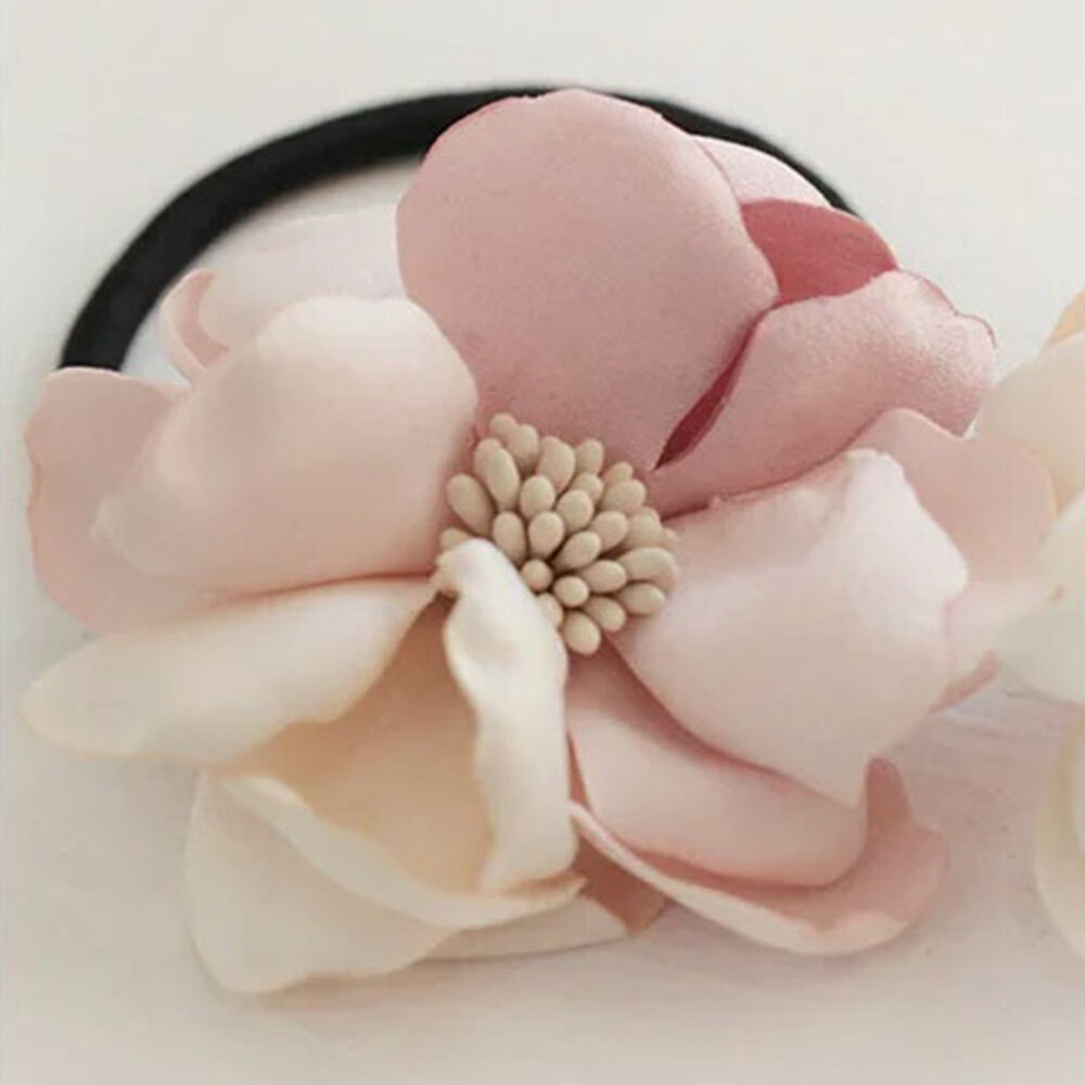 BACKYARD FAMILY「ヘアゴム キッズ おしゃれ 通販 お花 フラワー 10003668 メルシアポニーテール 小さめ」|その他|ピンク1