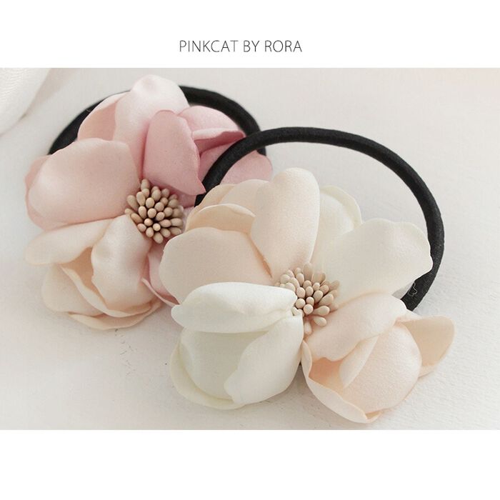 BACKYARD FAMILY「ヘアゴム キッズ おしゃれ 通販 お花 フラワー 10003668 メルシアポニーテール 小さめ」|その他|