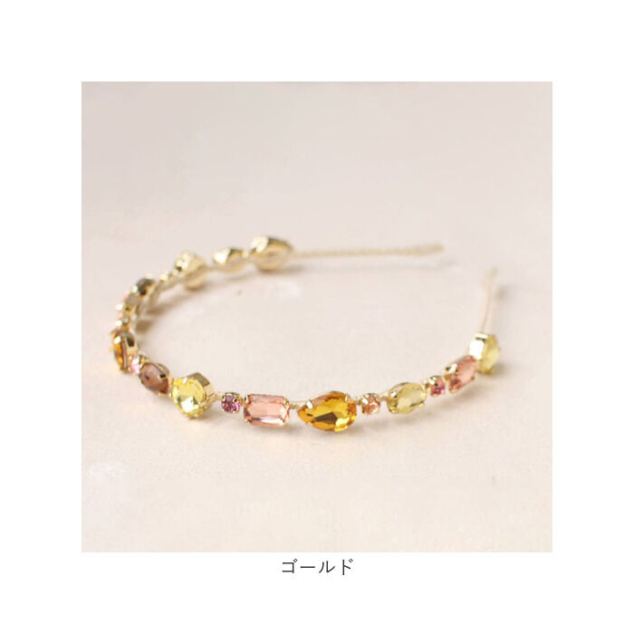 BACKYARD FAMILY「Rora カチューシャ 通販 キラキラ ビジュー 68172302 髪飾り ヘッドドレス 子供」|その他|