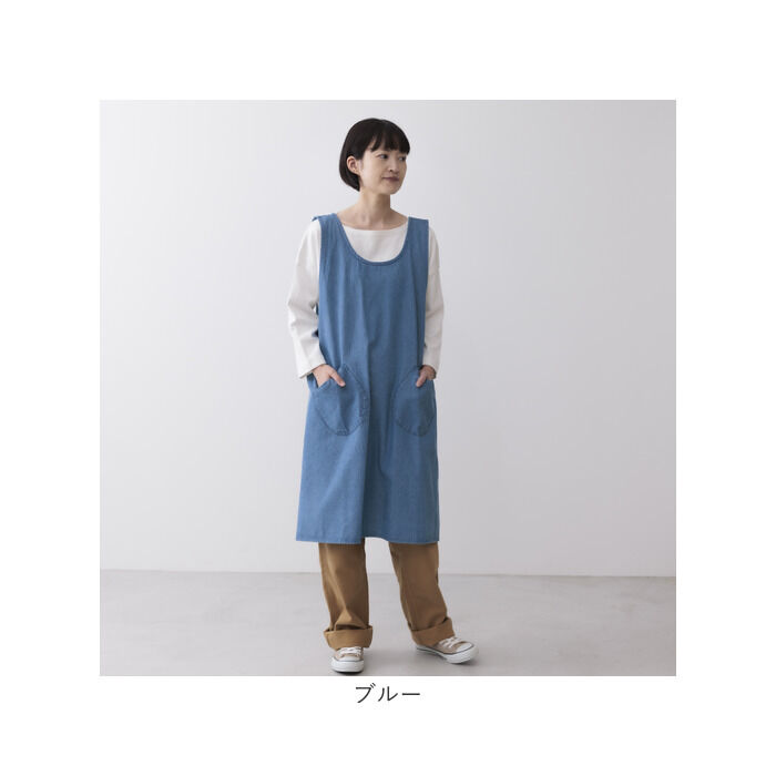 BACKYARD FAMILY「エプロン おしゃれ シンプル 通販 ラップエプロン デニムエプロン クロスエプロン デニム」|その他|