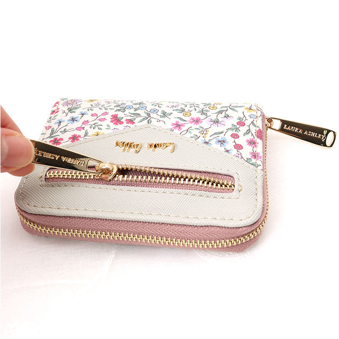 BACKYARD FAMILY「ローラアシュレイ 財布 TLPM-01 通販 二つ折り財布 2つ折り財布 ミニ財布 コンパクト財布」|財布|