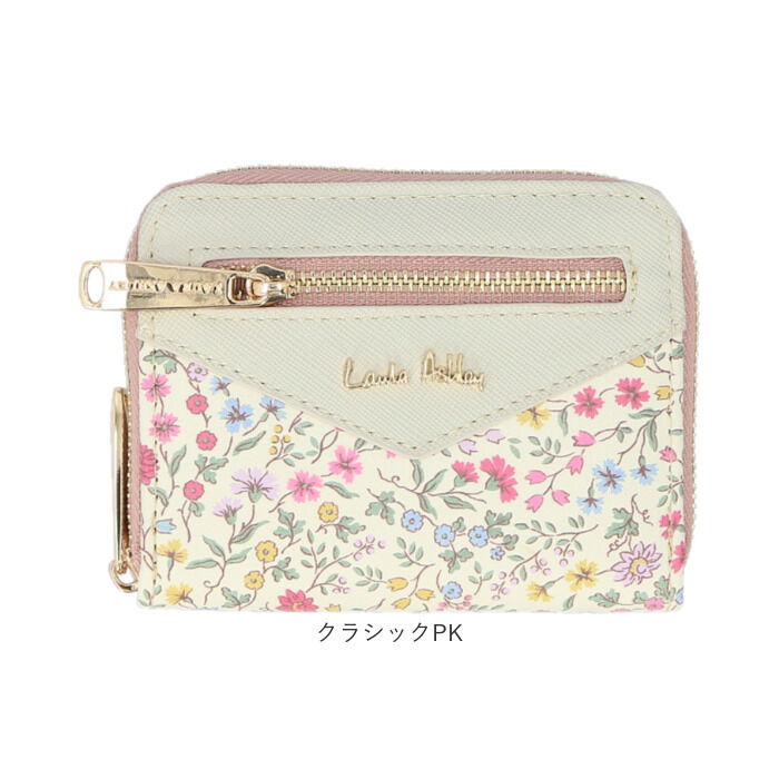 BACKYARD FAMILY「ローラアシュレイ 財布 TLPM-01 通販 二つ折り財布 2つ折り財布 ミニ財布 コンパクト財布」|財布|