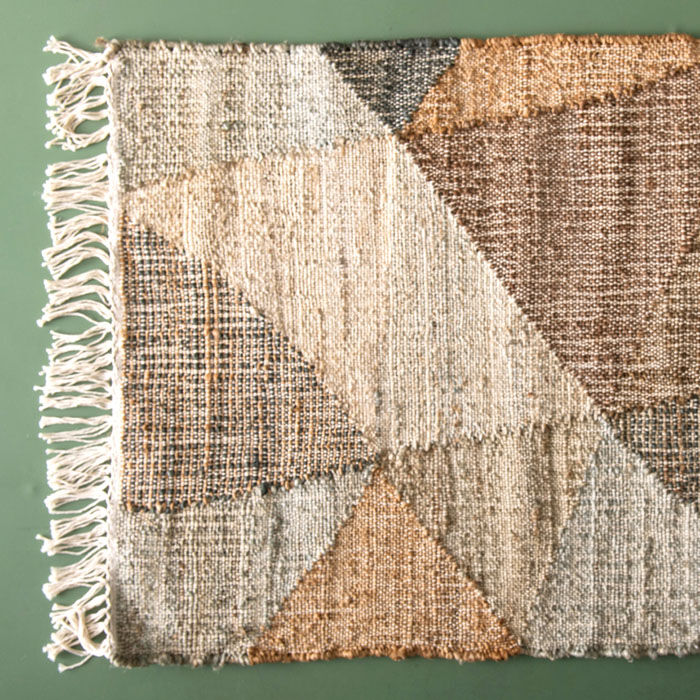 BACKYARD FAMILY「マット おしゃれ ラグマット 通販 デザインマット 長方形 ラグ ジュート ファブリック」|その他|