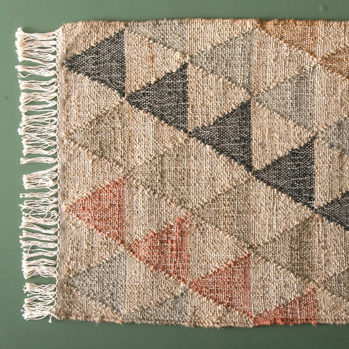 BACKYARD FAMILY「マット おしゃれ ラグマット 通販 デザインマット 長方形 ラグ ジュート ファブリック」|その他|