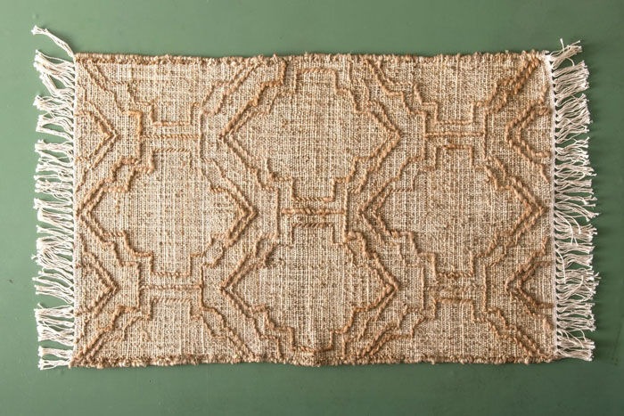 BACKYARD FAMILY「マット おしゃれ ラグマット 通販 デザインマット 長方形 ラグ ジュート ファブリック」|その他|