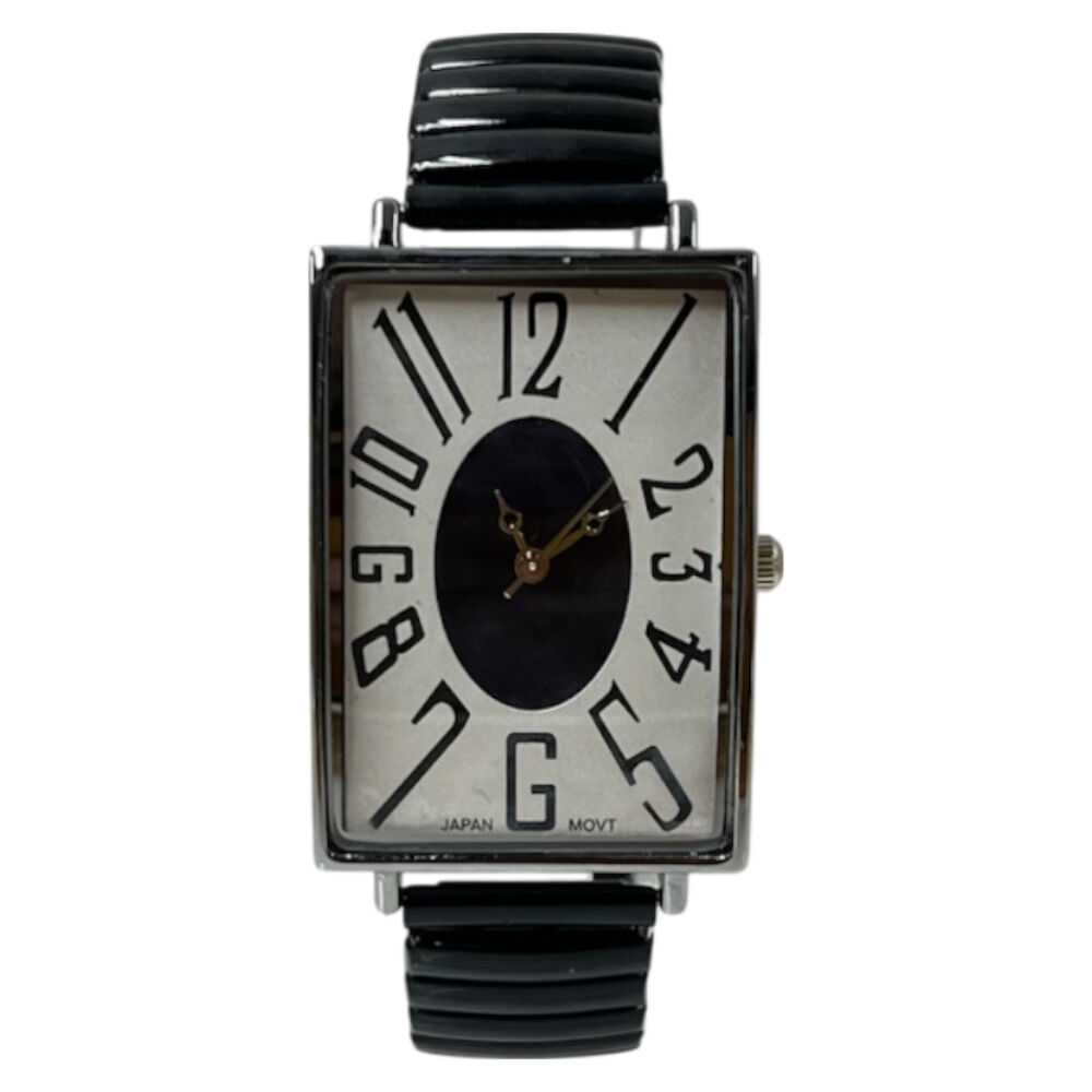 BACKYARD FAMILY「腕時計 レディース ジャバラ 通販 蛇腹腕時計レディース じゃばら 蛇腹 リストウォッチ アナログ」|腕時計|ブラック1