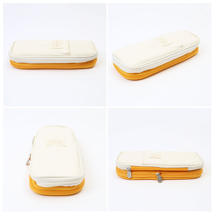 BACKYARD FAMILY「ペンケース 大容量 通販 筆箱 ふでばこ ペンポーチ 二階建て 二層 おしゃれ チャック 通学」|その他|