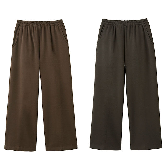 BACKYARD FAMILY「ワイドパンツ レディース 通販 ロングパンツ ワイド パンツ ズボン ボトムス あったか 暖かい」|その他|