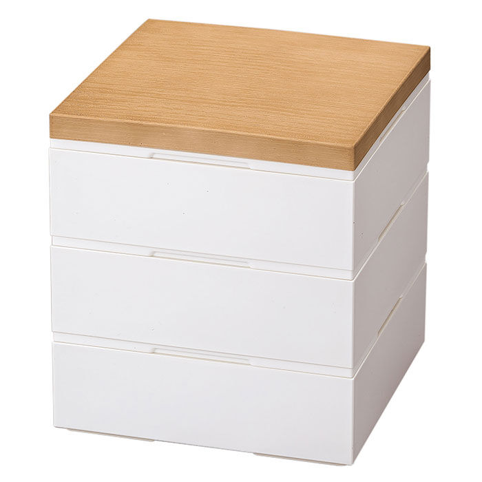 BACKYARD FAMILY「NH home エヌエイチホーム 弁当箱 三段 小さめ 通販 日本製 国産 お重箱 重箱 御重」|食器・キッチングッズ|