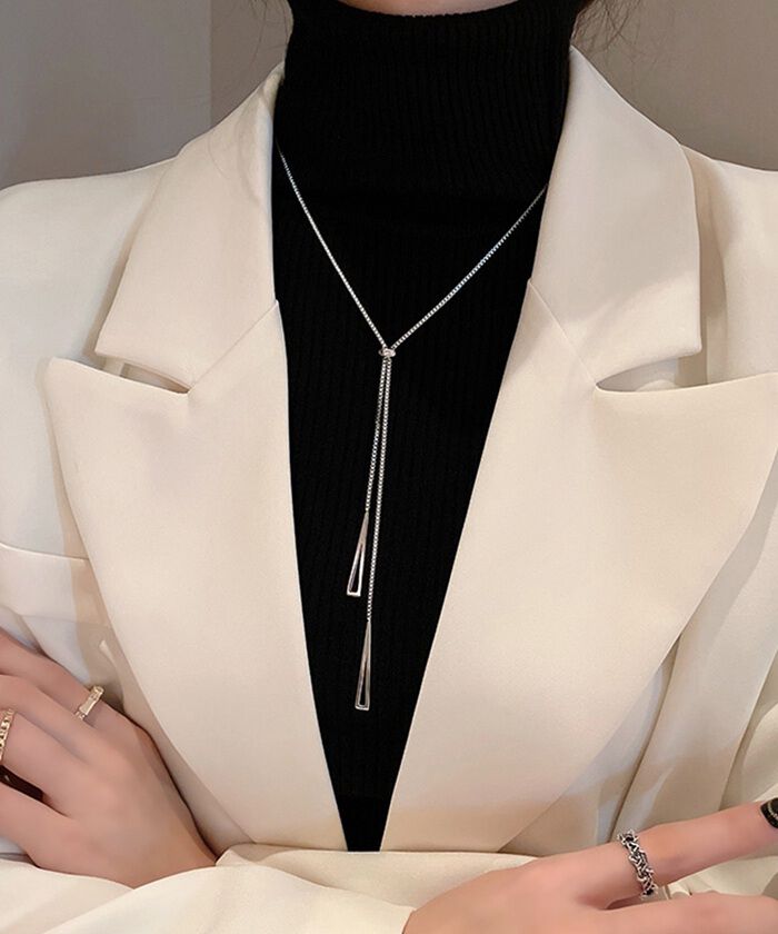 BACKYARD FAMILY「ネックレス レディース シンプル 通販 ペンダント Y字 ループネックレス レディースジュエリー」|その他|