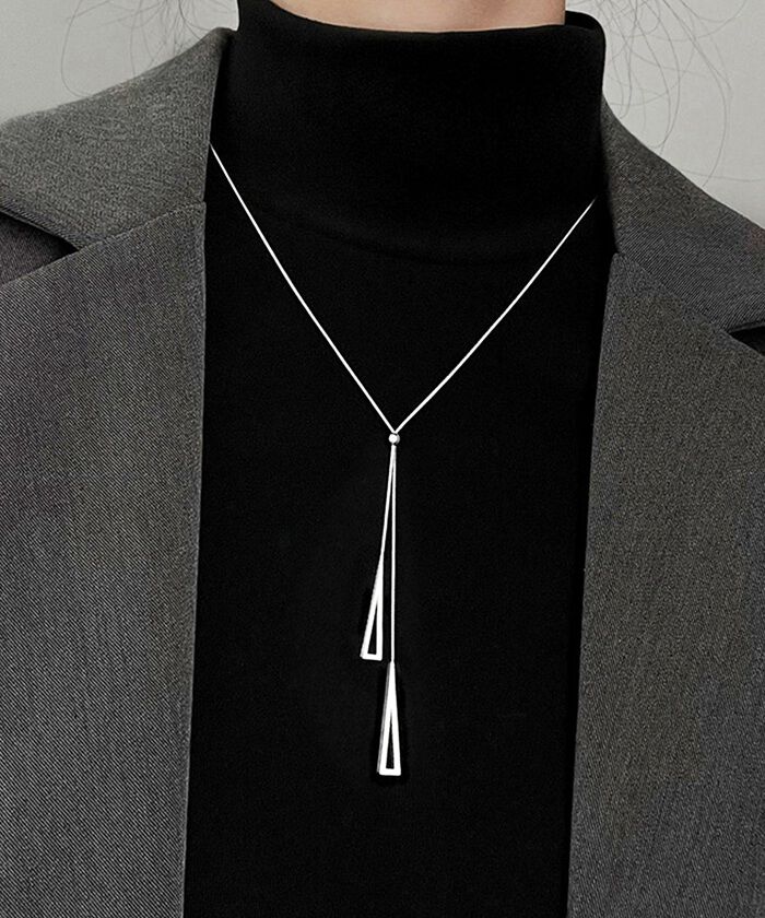 BACKYARD FAMILY「ネックレス レディース シンプル 通販 ペンダント Y字 ループネックレス レディースジュエリー」|その他|