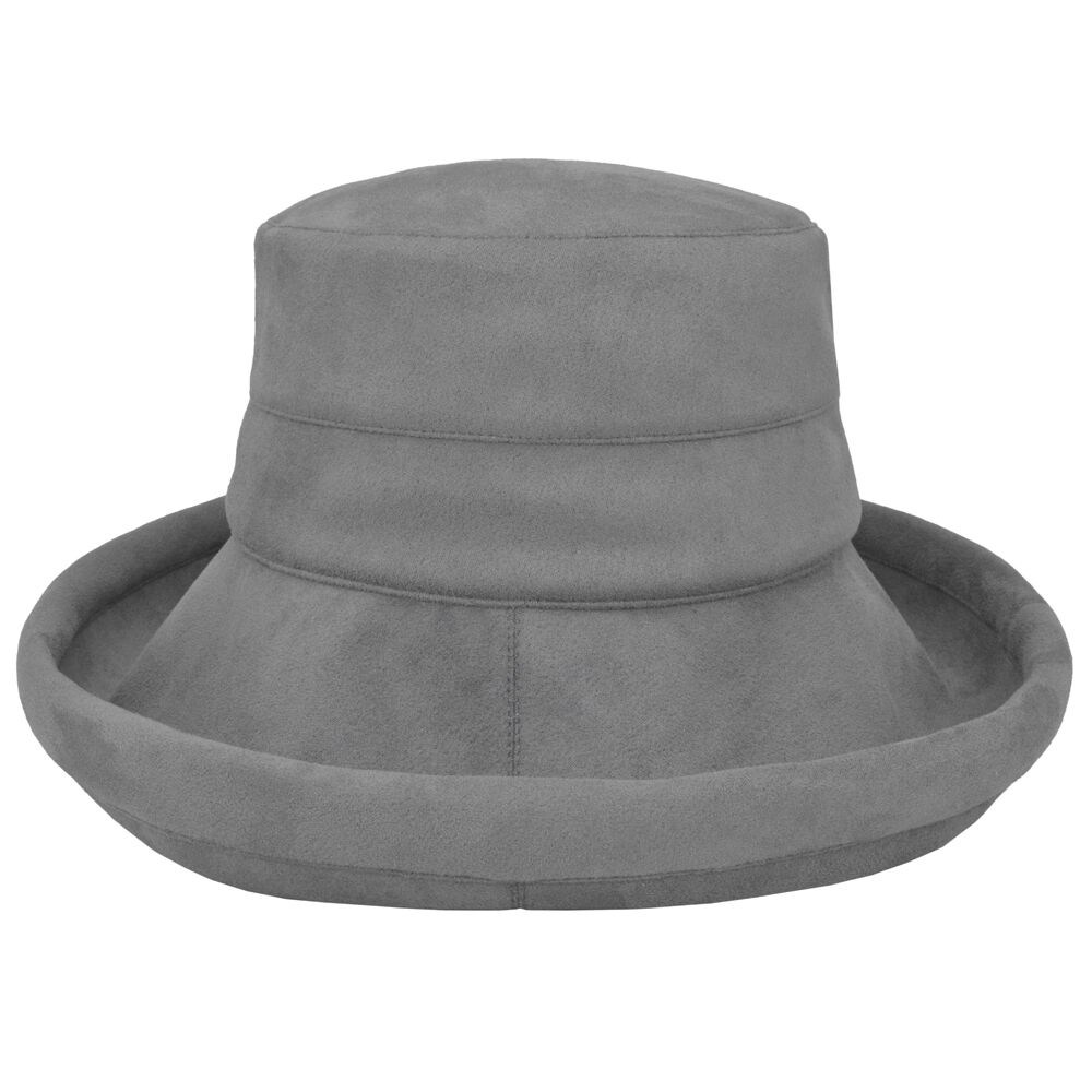 BACKYARD FAMILY「ハット レディース 大きめ 通販 つば広帽子 冬 洗える 帽子 つば広 ツバ広 秋冬 秋」|ハット|グレー1