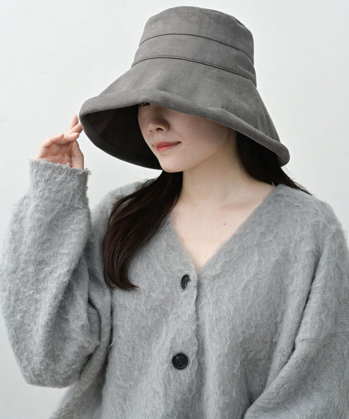 BACKYARD FAMILY「ハット レディース 大きめ 通販 つば広帽子 冬 洗える 帽子 つば広 ツバ広 秋冬 秋」|ハット|