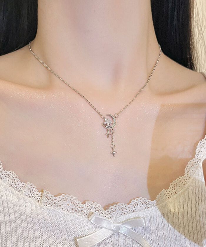 BACKYARD FAMILY「ネックレス レディース シルバー シンプル 通販 ペンダント 首飾り ジュエリー アクセサリー 月」|その他|