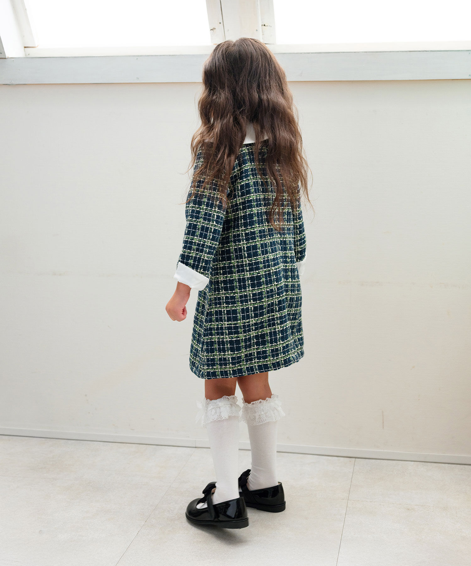 BACKYARD FAMILY「Rora キッズ 靴下 女の子 ハイソックス 通販 ルミ レース 長靴下 ソックス くつ下 膝下」|その他|