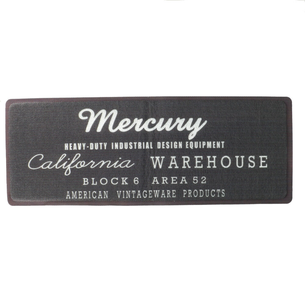 BACKYARD FAMILY「キッチンマット PVC 通販 MERCURY マーキュリー PVCマット PVCキッチンマット」|その他|ブラック2