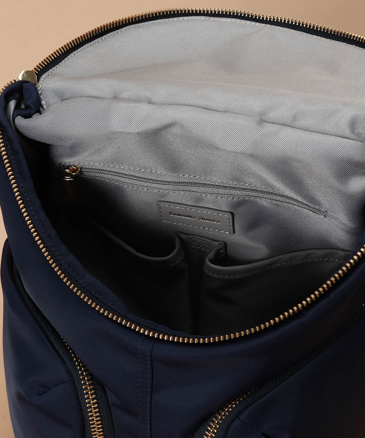 Samantha Thavasa「ナイロン&times;レザーコンビネーション リュック」|リュック|