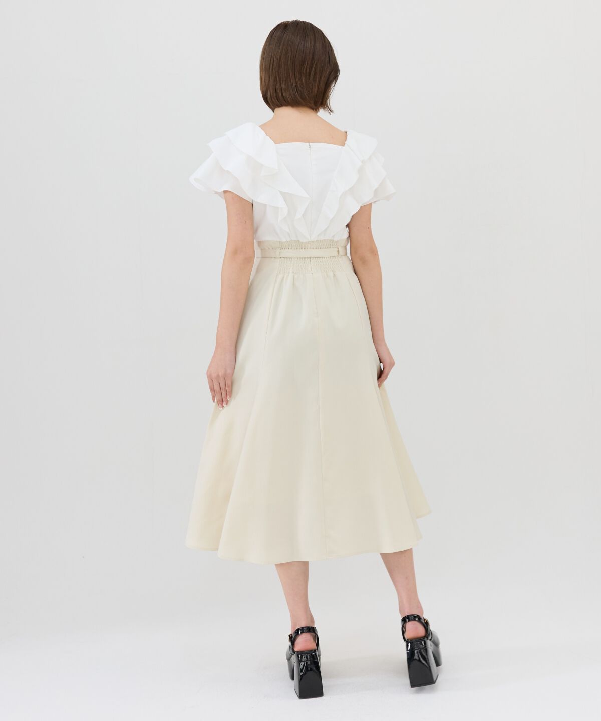 REDYAZEL「フリルドッキングワンピース」|ワンピース|