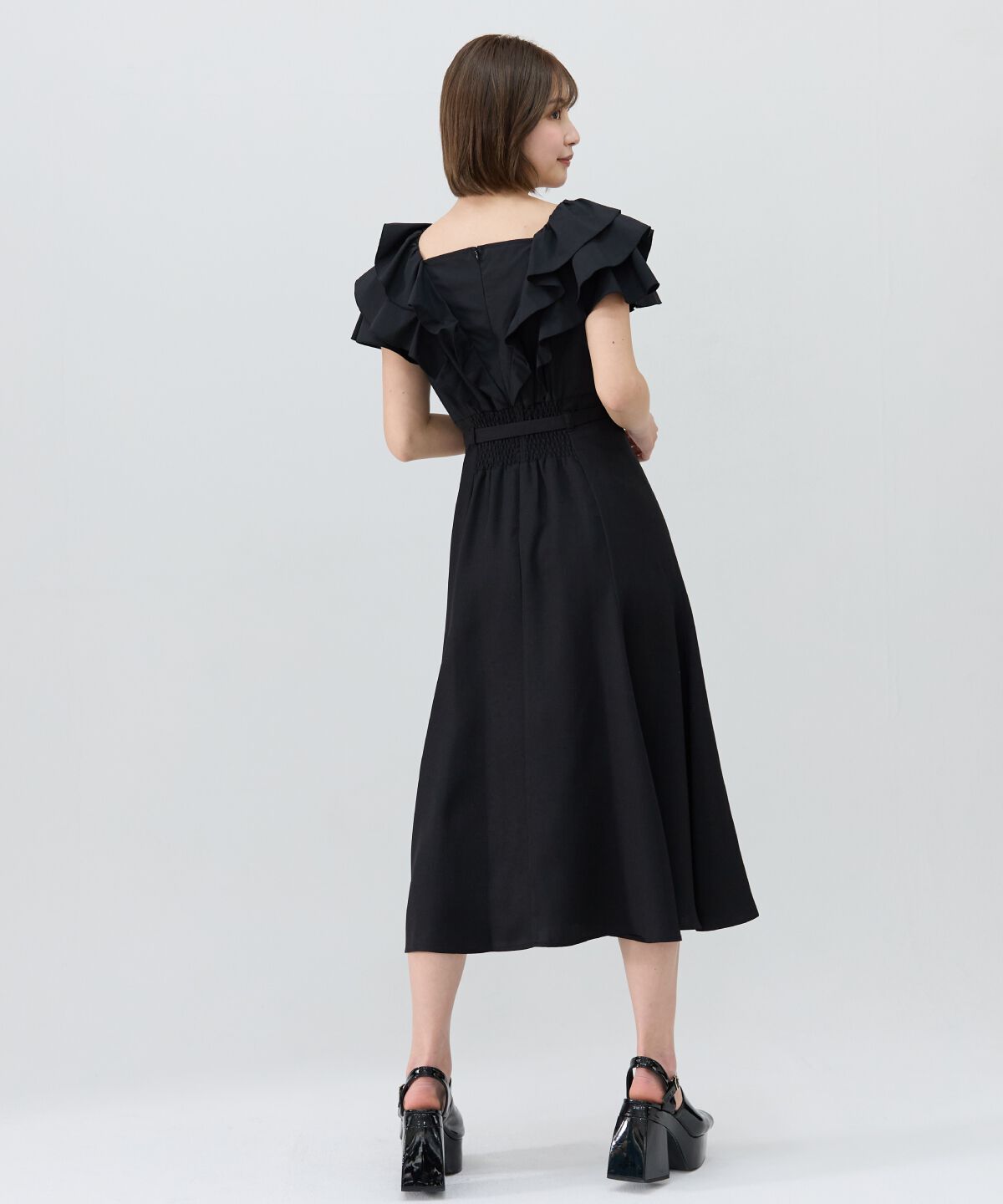 REDYAZEL「フリルドッキングワンピース」|ワンピース|