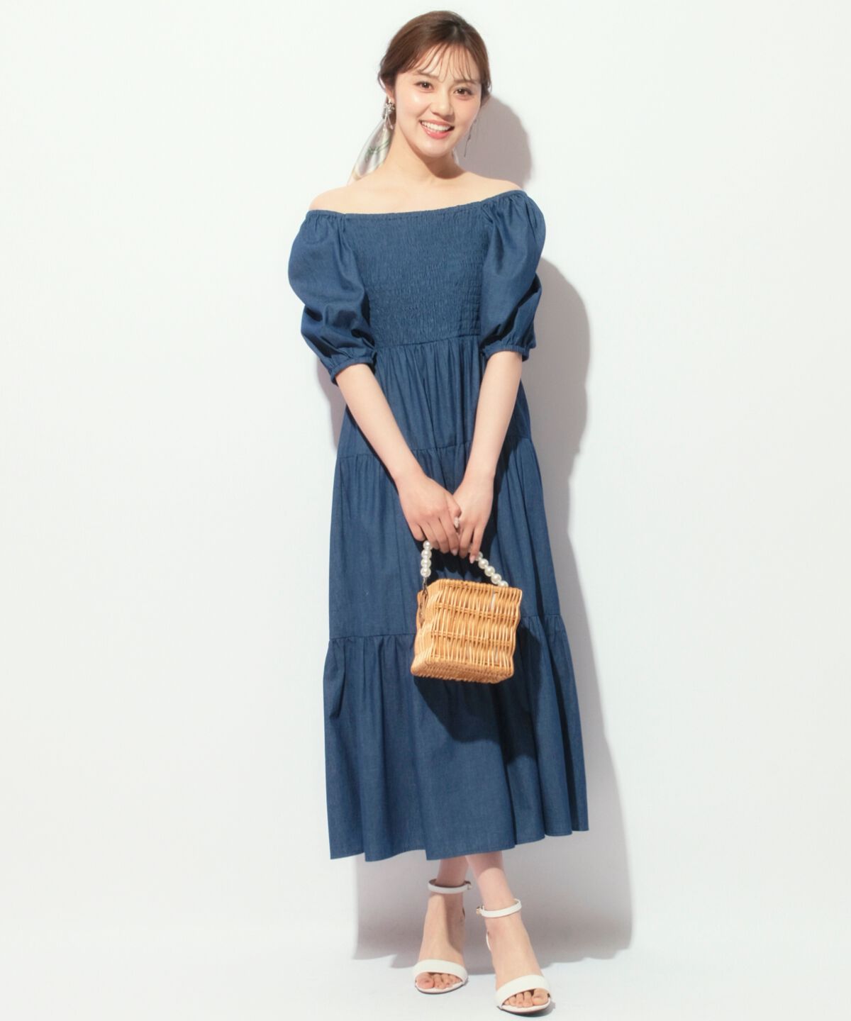 WILLSELECTION「ボリューム袖ティアードワンピース」|ワンピース|