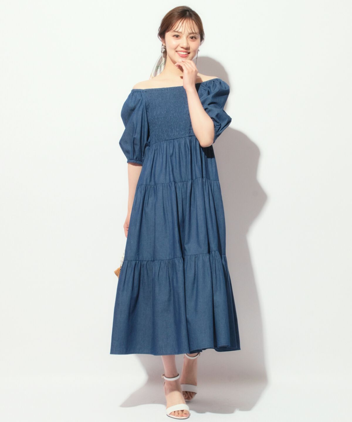 WILLSELECTION「ボリューム袖ティアードワンピース」|ワンピース|