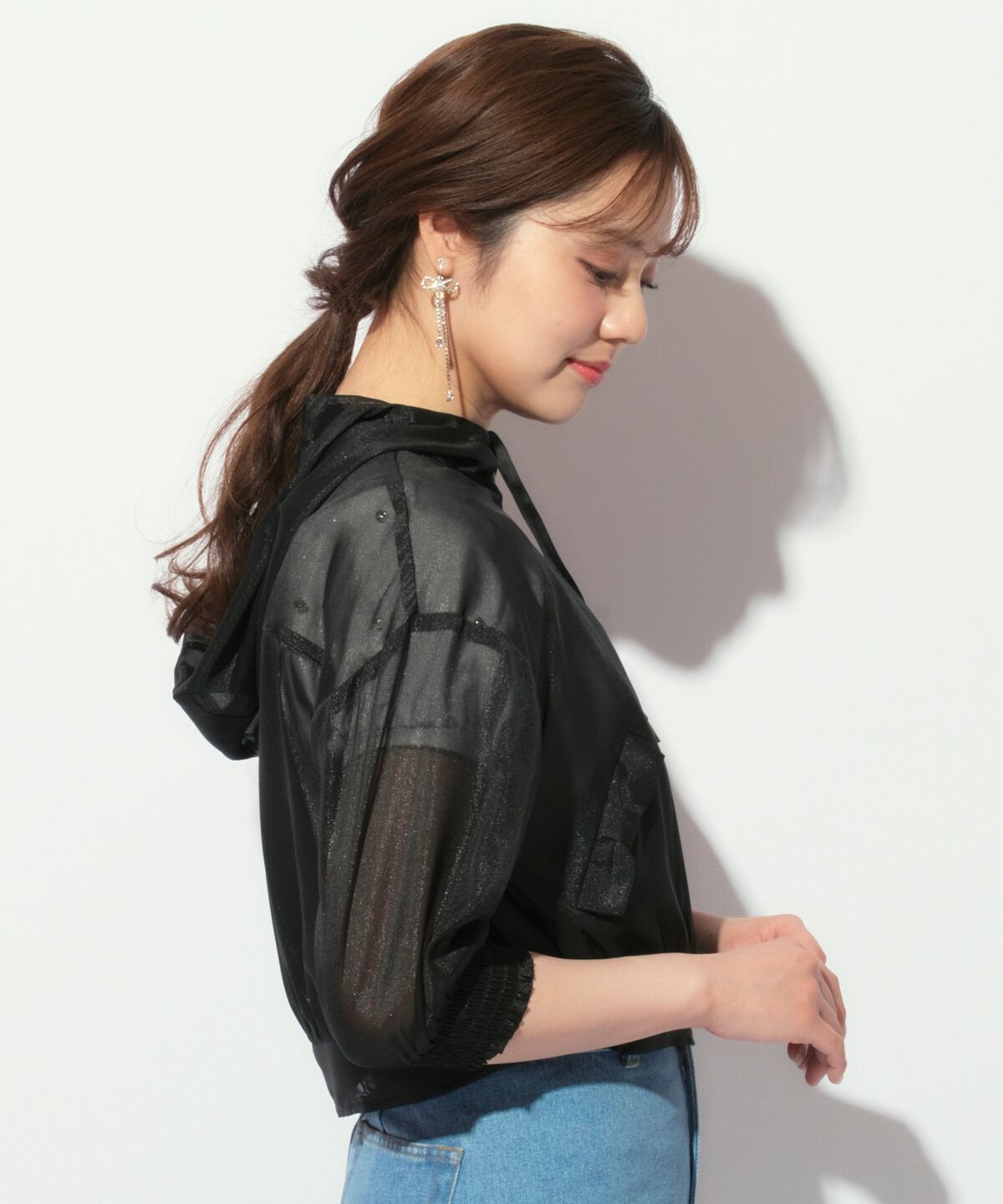 WILLSELECTION「リボンポケットシアーブルゾン」|ブルゾン・スタジャン|