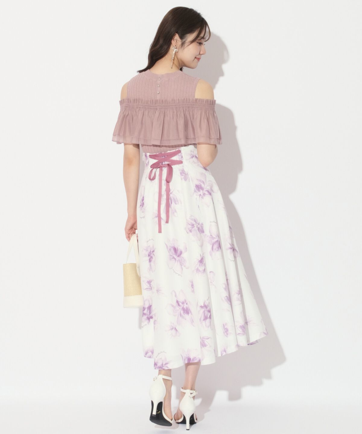 WILLSELECTION「レイヤード風オフショルプルオーバー」|ニット・セーター|