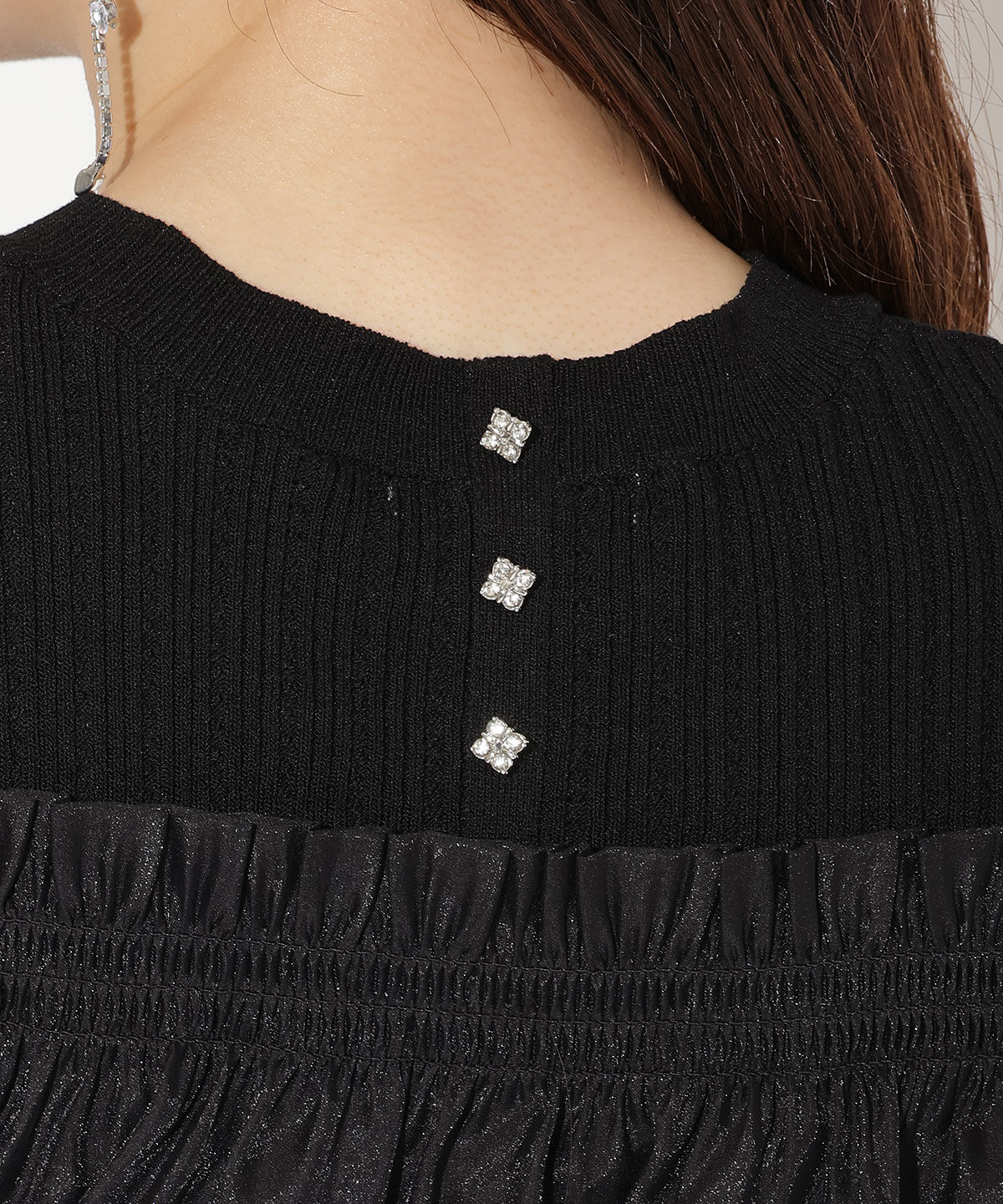 WILLSELECTION「レイヤード風オフショルプルオーバー」|ニット・セーター|