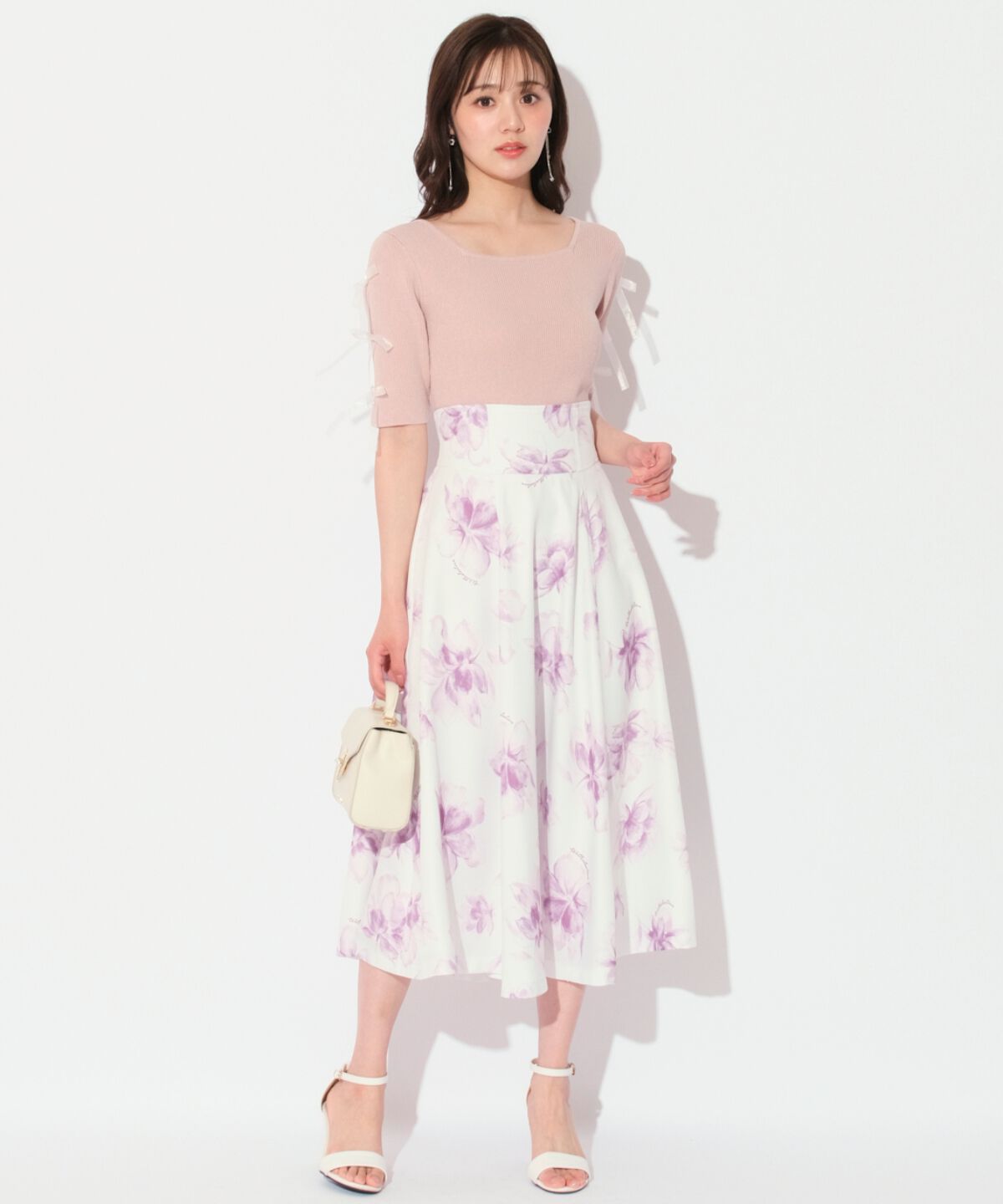 WILLSELECTION「袖リボンニットプルオーバー」|ニット・セーター|