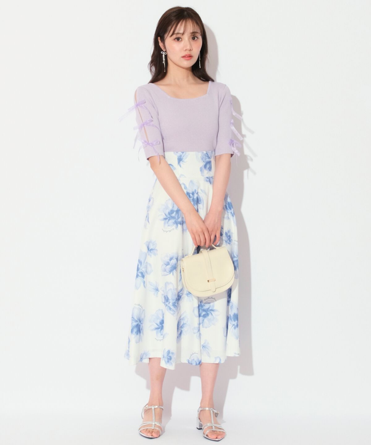 WILLSELECTION「袖リボンニットプルオーバー」|ニット・セーター|