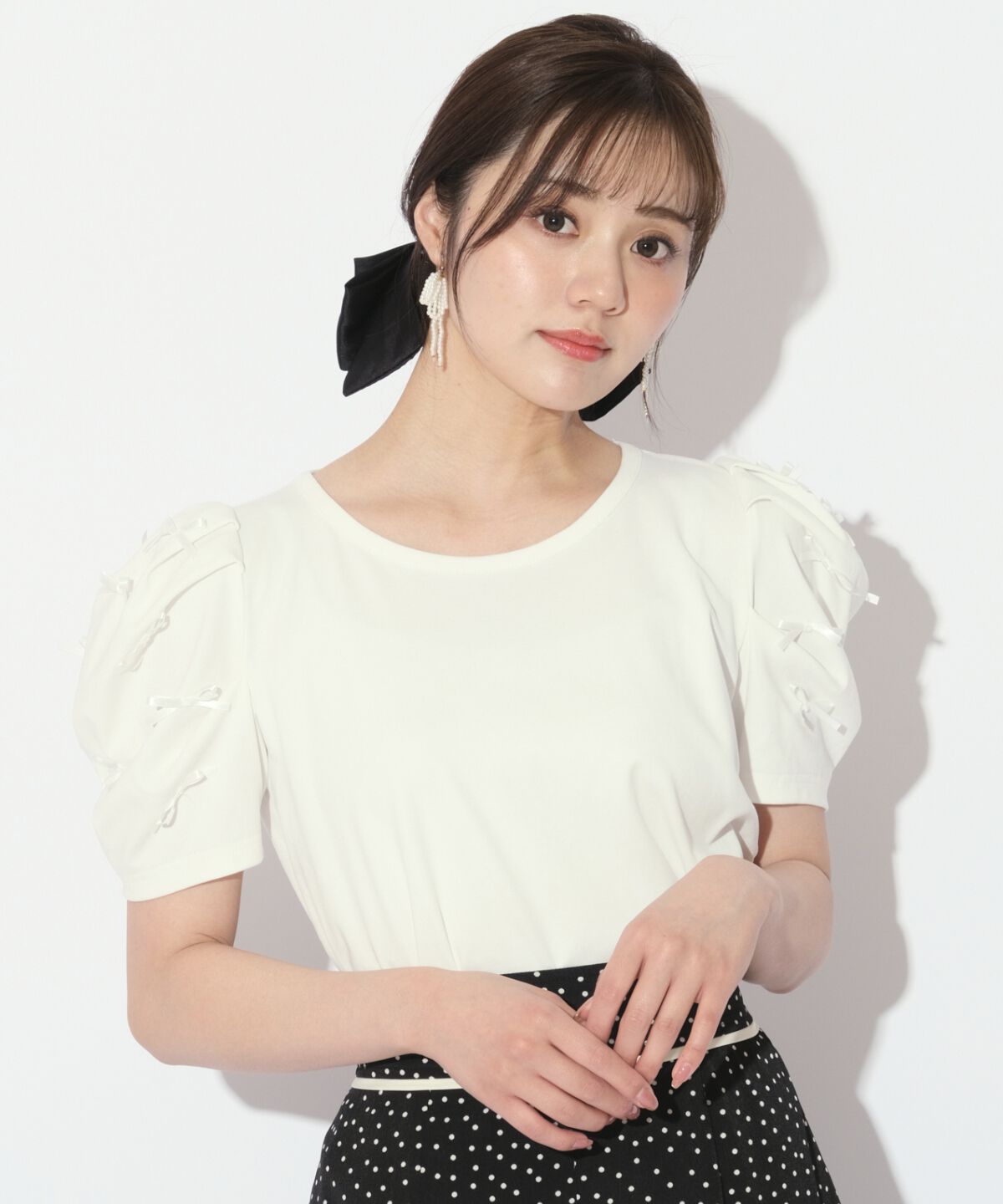 WILLSELECTION「メニーリボントップス」|Tシャツ・カットソー|