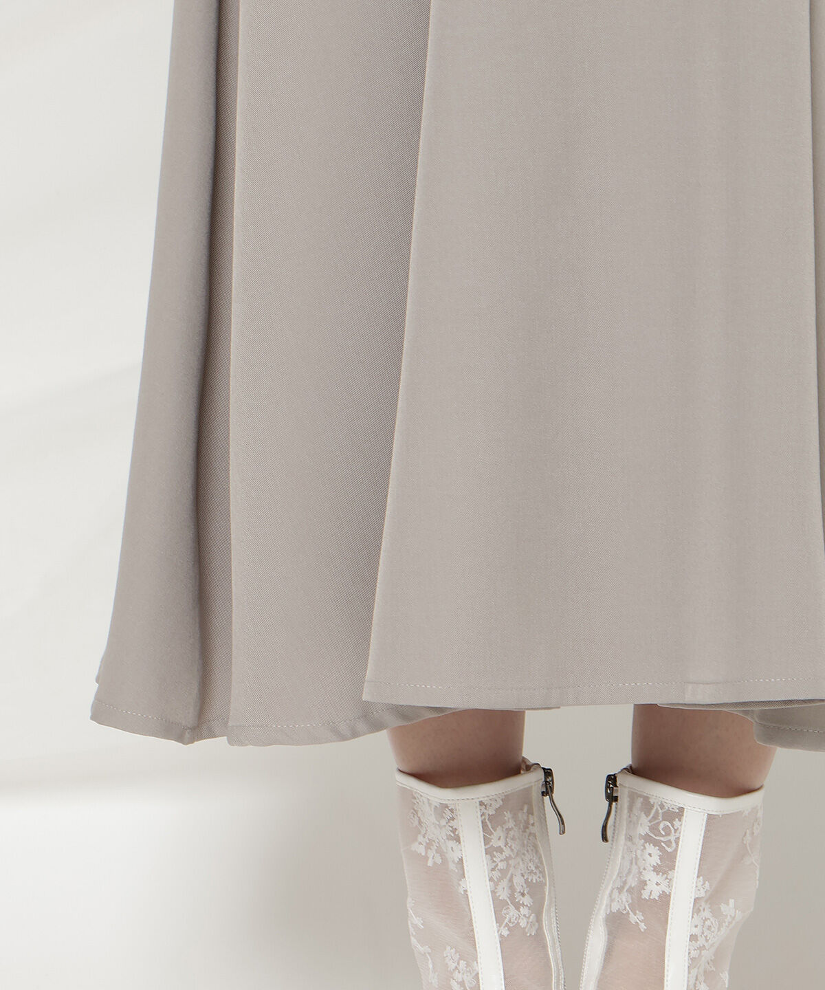 WILLSELECTION「ラッフルリボンタイフレアワンピース」|ワンピース|