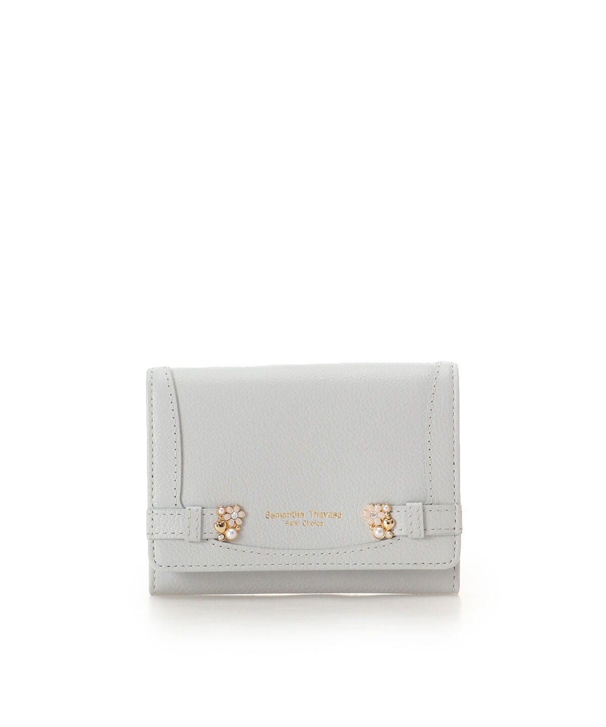 Samantha Thavasa Petit Choice「サイドブローチ マルチケース」|コインケース|ダルブルー