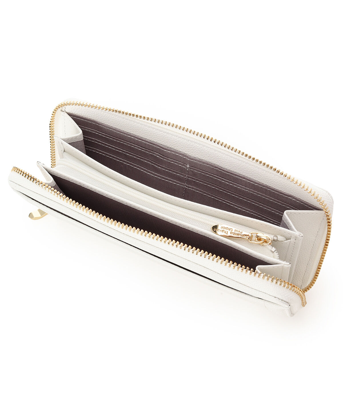 Samantha Thavasa Petit Choice「ラメフラワービジュー 長財布」|財布|