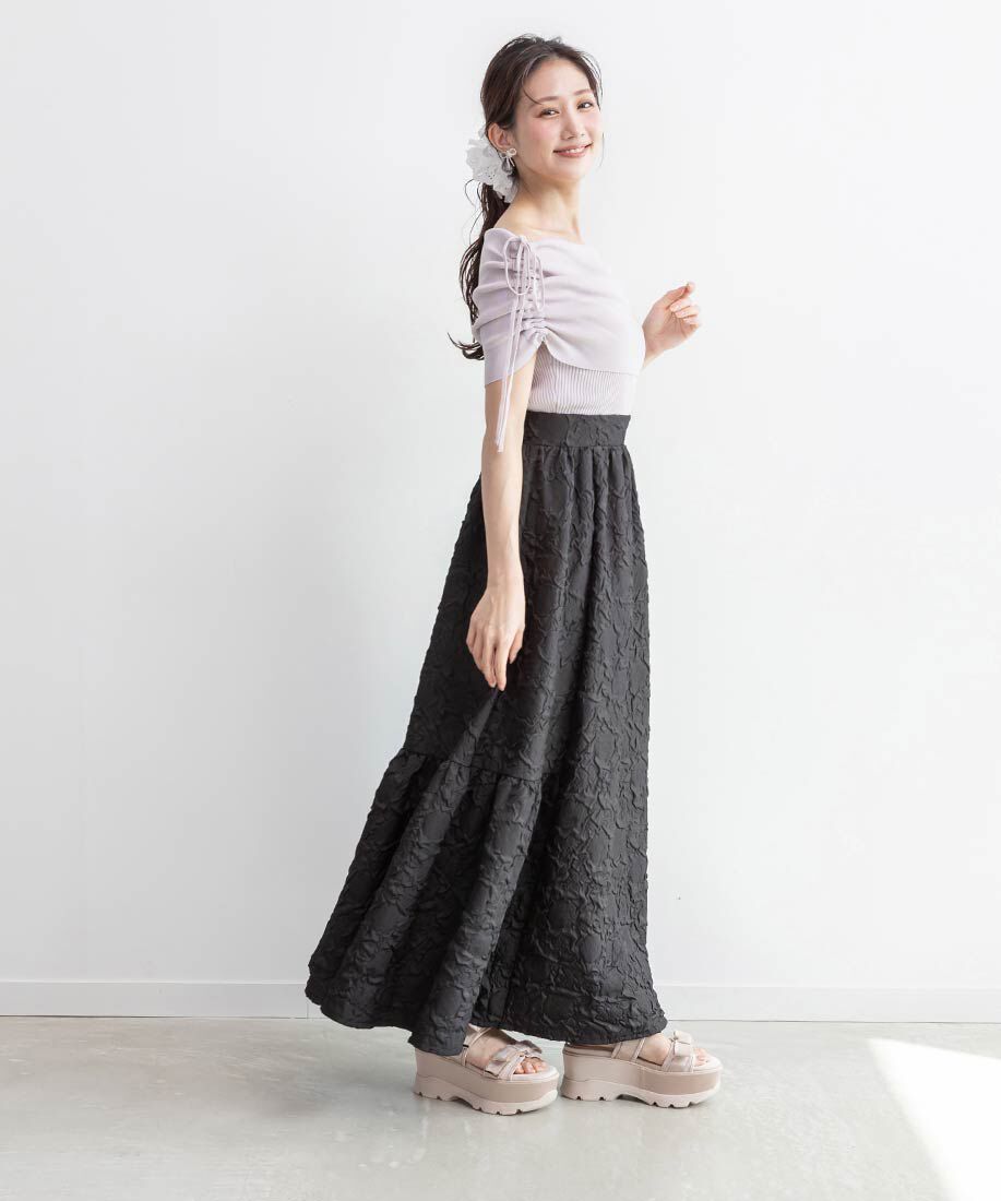  「フリンジリボンスポーツサンダル」|サンダル|