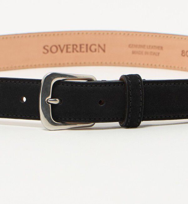 UNITED ARROWS「＜SOVEREIGN＞ イタリアン スエード ベルト」|ベルト|