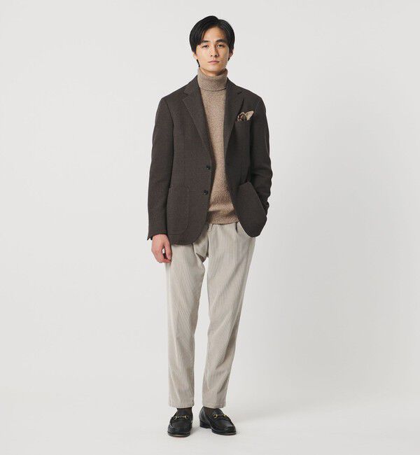 UNITED ARROWS「ウール カシミヤ ミドルゲージ タートルネック ニット」|ニット・セーター|