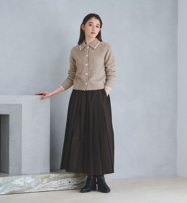 UNITED ARROWS「フォックスカシミヤ ニットポロ カーディガン」|カーディガン|