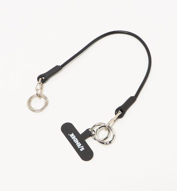 UNITED ARROWS green label relaxing「＜S/ENDER＞MULTI HLDR-S マルチホルダー」|ストラップ|BLACK