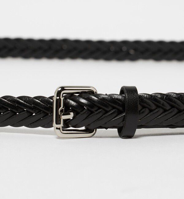 UNITED ARROWS green label relaxing「レザー ナロー メッシュベルト」|ベルト|