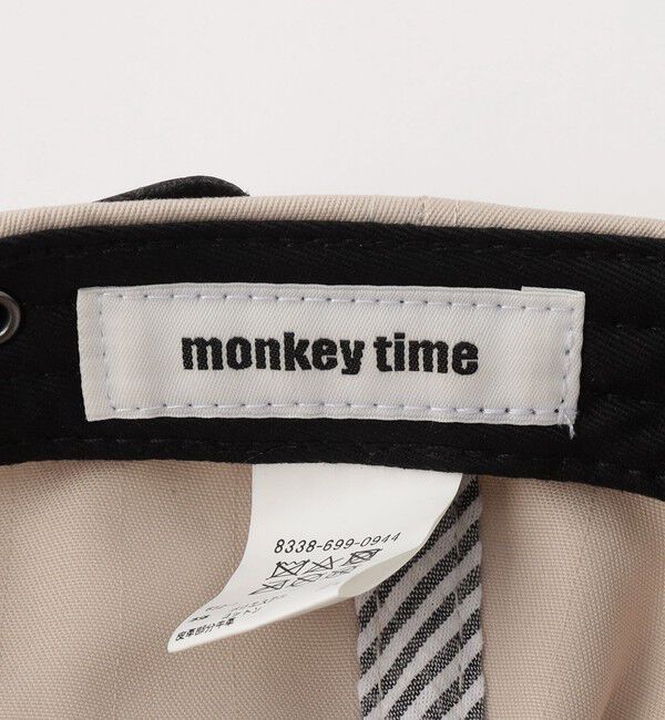 MONKEY TIME「ツイル パネル キャップ」|ハット|