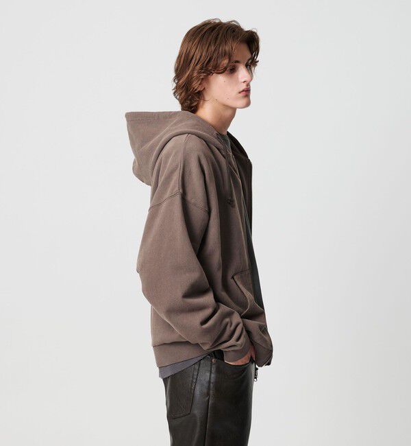 MONKEY TIME「オゾンウォッシュ フレンチテリー フルジップ フーディー」|カーディガン|