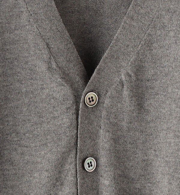 SHIPS KIDS「SHIPS KIDS:100～130cm / 14GG Vネック カーディガン」|カーディガン|