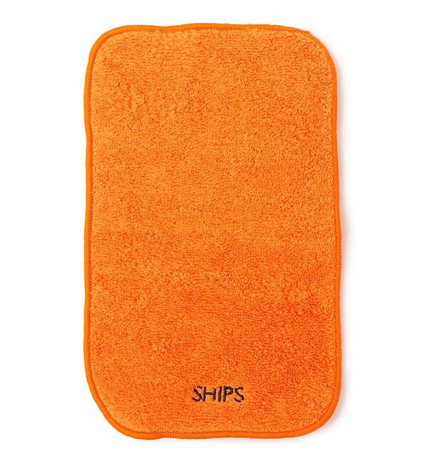 SHIPS KIDS「SHIPS KIDS:ミニ ハーフ ハンカチ」|ハンカチ|オレンジ
