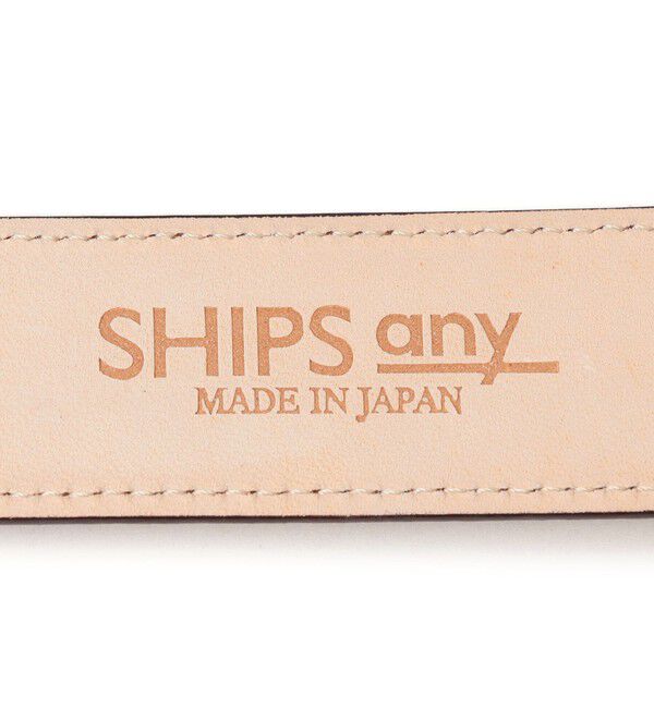 SHIPS any「SHIPS any: ドレス スムース カウレザー ベルト◇」|ベルト|