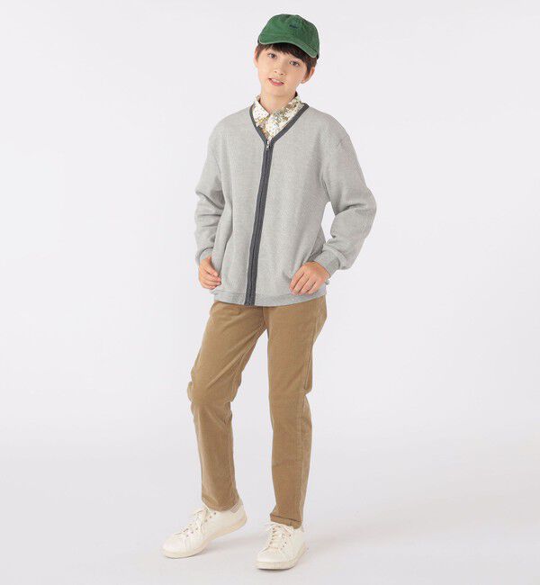 SHIPS KIDS「SHIPS KIDS:140～160cm / ワッフル カーディガン」|カーディガン|